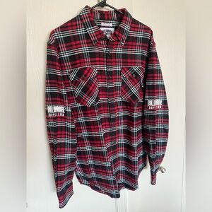 Billionaire Boys Club Red and Black Checkered Flannel